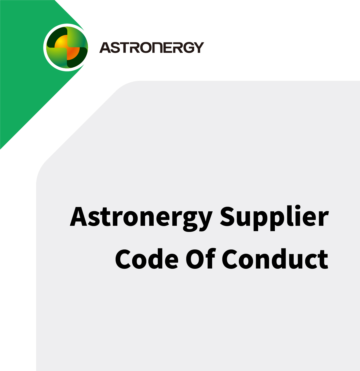 Astronergy Supplier Code Of Conduct