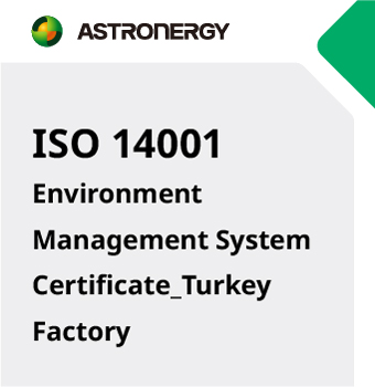 ISO14001 Environmental Management System Certificate_Turkey Factory
