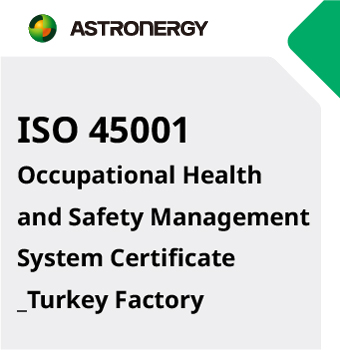 ISO45001 Occupational Health and Safety Management System Certificate_Turkey Factory